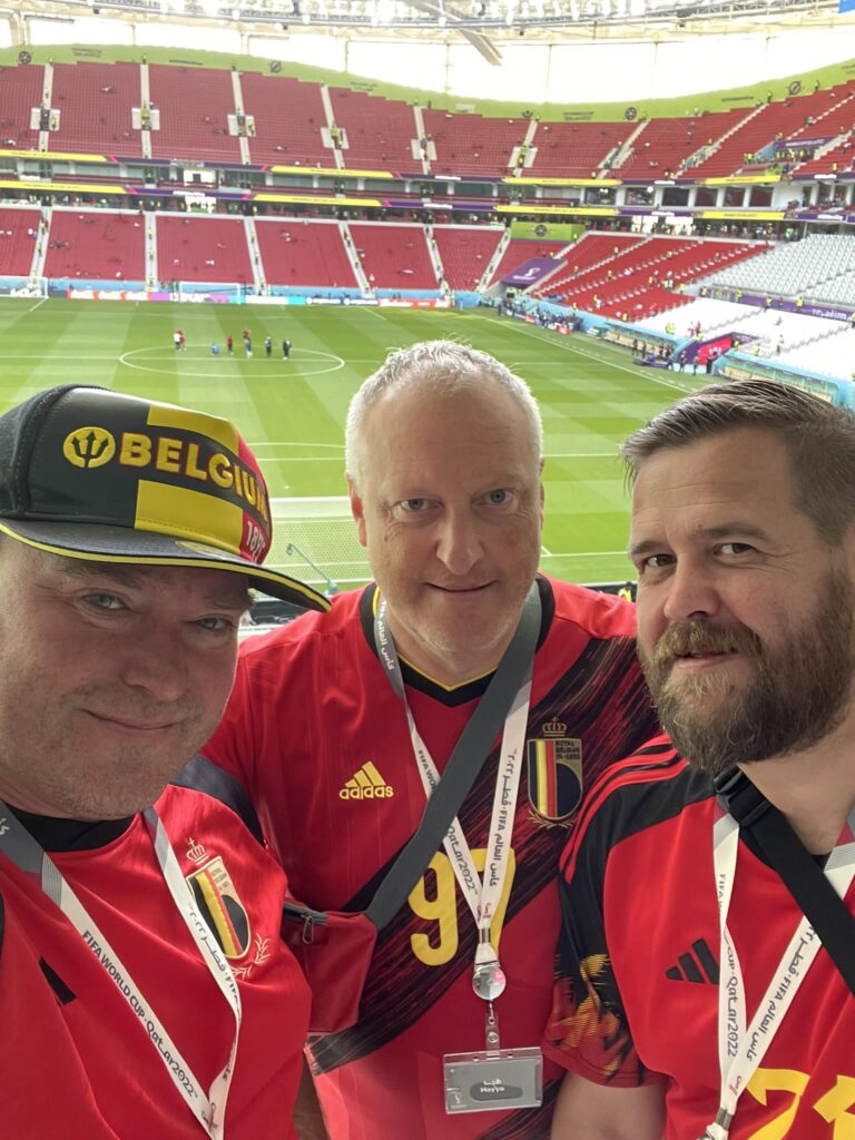 Fans Rode Duivels in Qatar