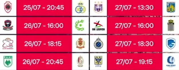 kalender speeldag 1